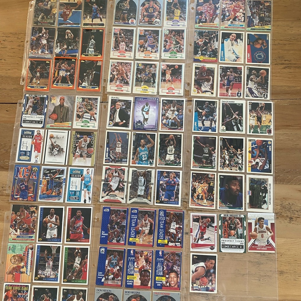 150 Assorted Basketball Trading Cards- MAKE OFFER